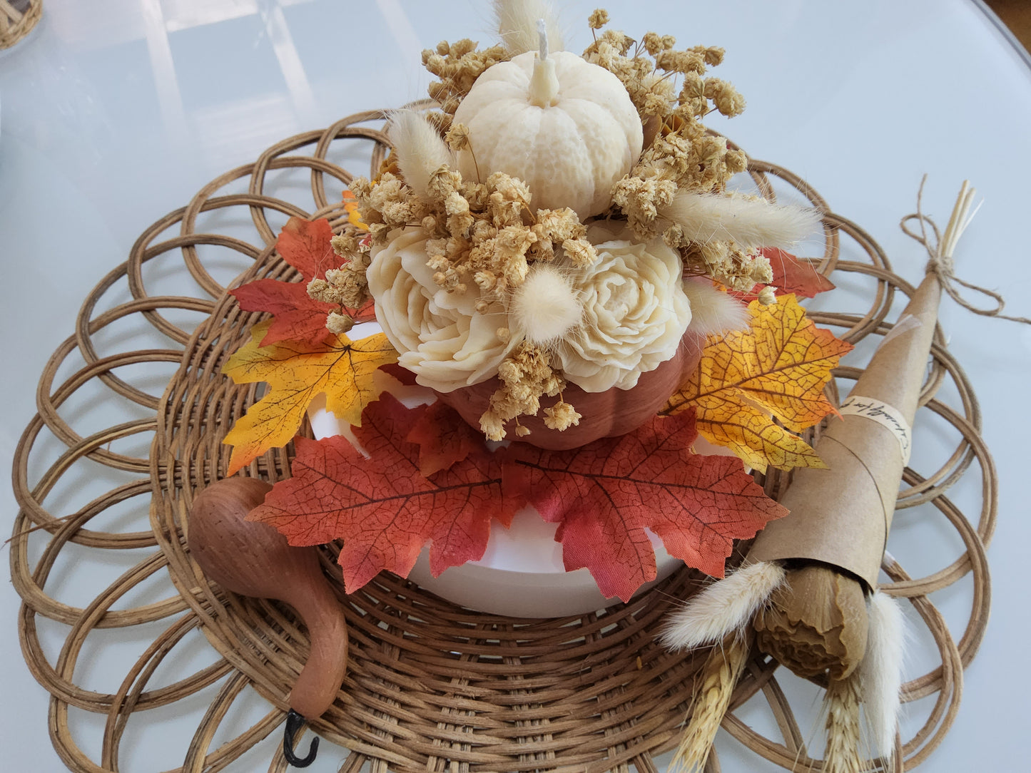Bougie Bouquet Citrouille