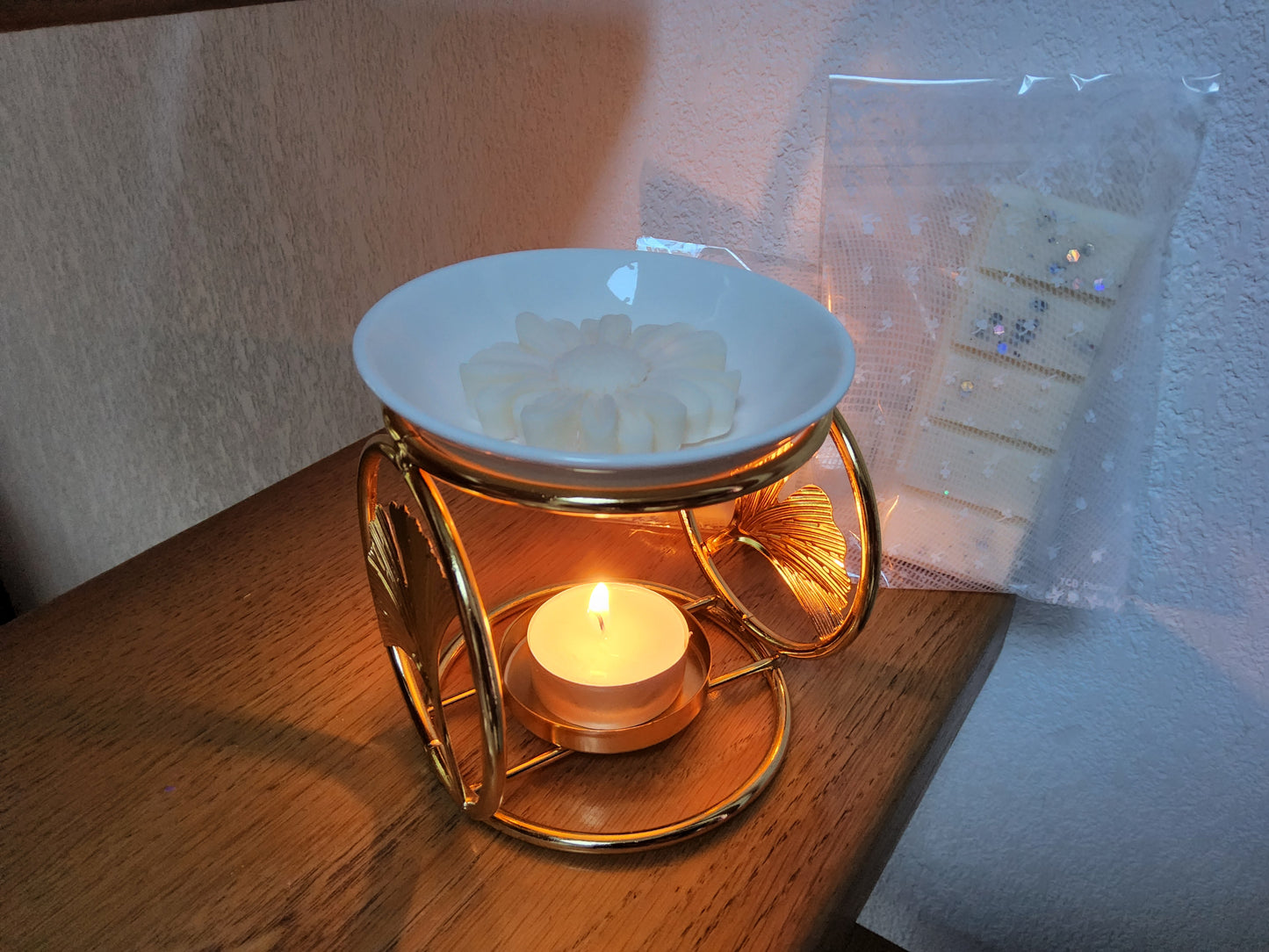 Bruleur de parfum Feuille Lotus
