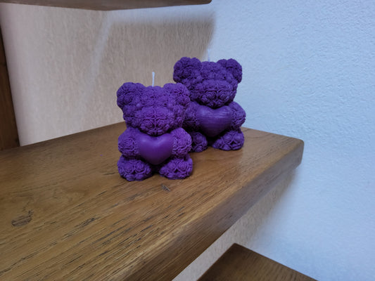 Bougie Petit Ours Cœur