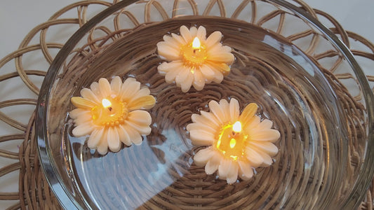 Bougies  Flottantes × 3 bougies